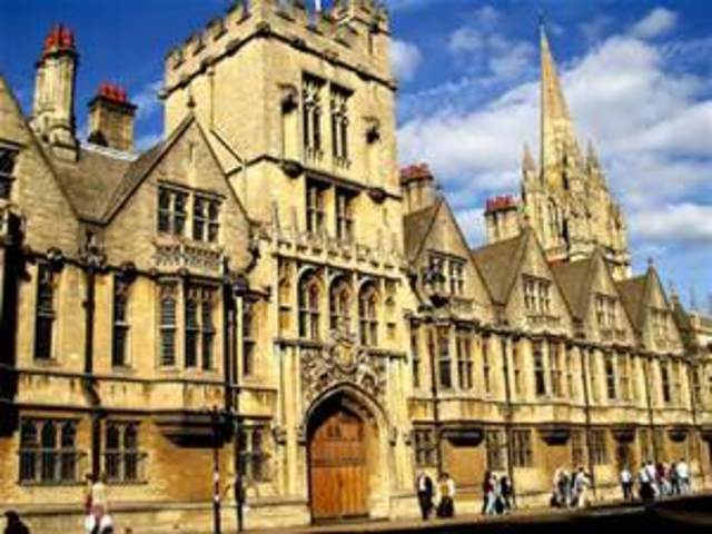 attending Brasenose College at Oxford
