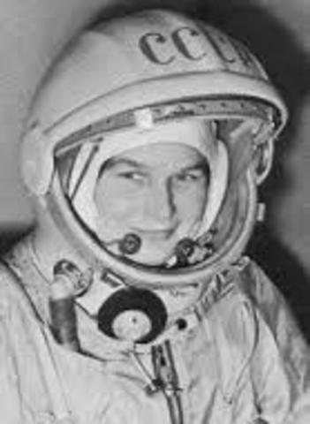 Russians send first man to space