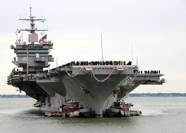 first nuclear powered Aircraft Carrier by USA
