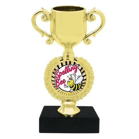 Coloco segundo lugar en un concurso de ortografía en la escuela por medio de Northwoods en North Charleston