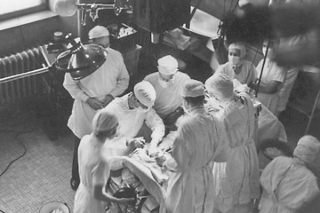 Denton Cooley performed his first human heart transplant