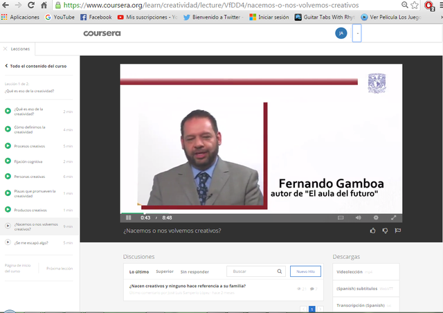 Primera Semana Cursera