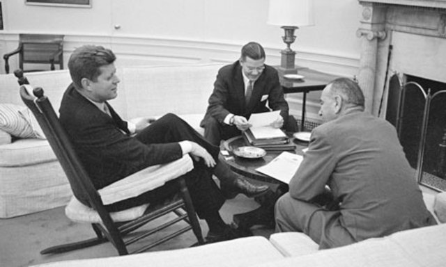 Radio Moscow And Khrushchev accept the terms to remove the missiles.