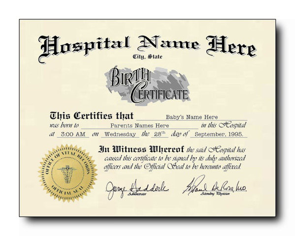 Birth Certifacate