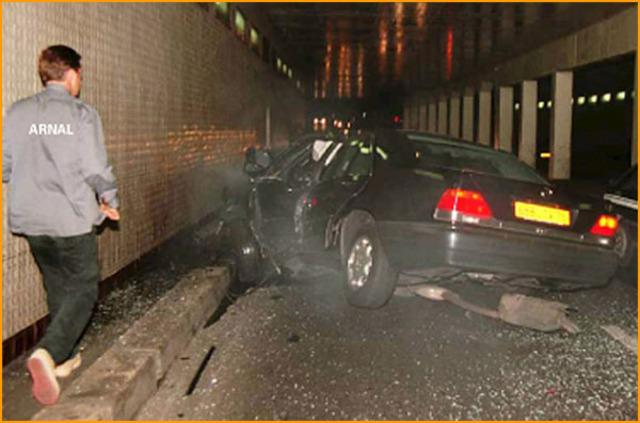 Princess Diana died in a car accident