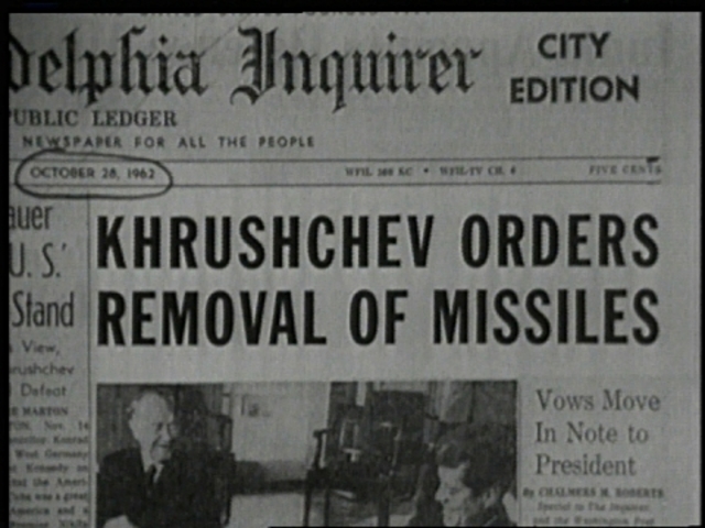 The thirteen days marking the most dangerous period of the Cuban missile crisis end