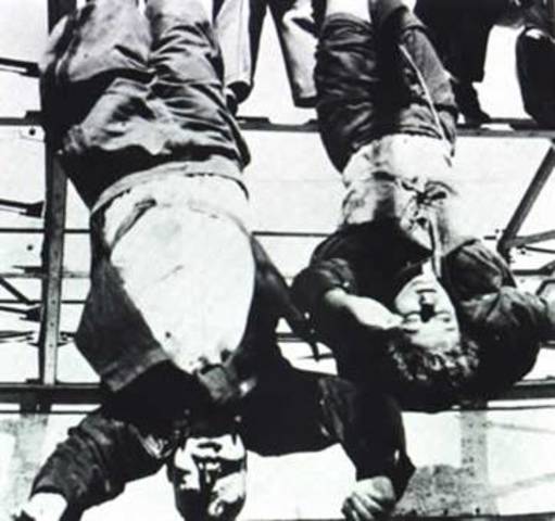 Mussolini captured and executed