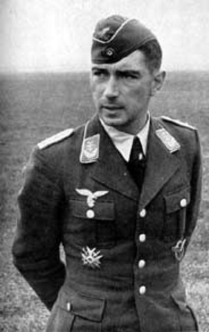 Werner Mölders scores his first aerial victory