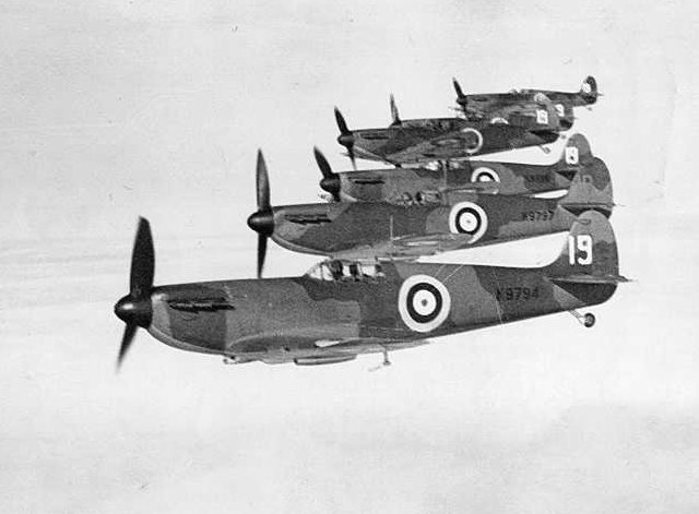 The first Spitfire fighter is deployed into service