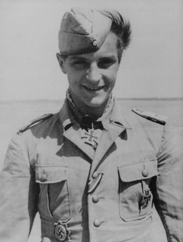 Hans-Joachim Marseille is promoted to the rank of Fahnenjunker-Gefreiter