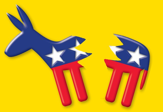 Democratic Party splits apart