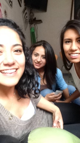 Conocí a mis mejores amigas, Paola y Fany.