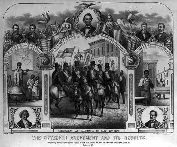 Fifteenth Amendment forbid denial of vote on racial grounds