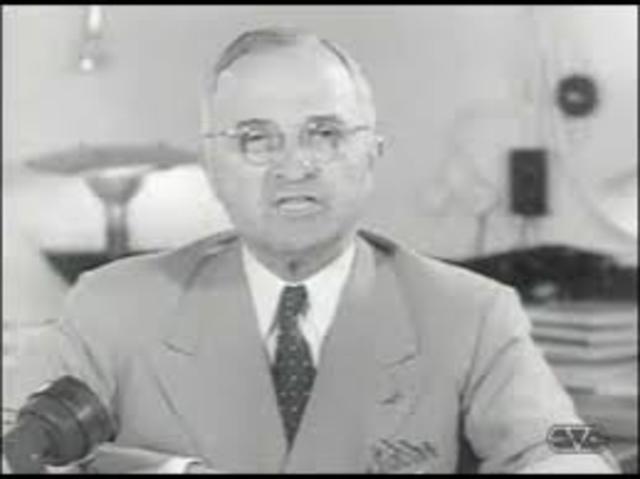 Truman speaks about A-bomb drop