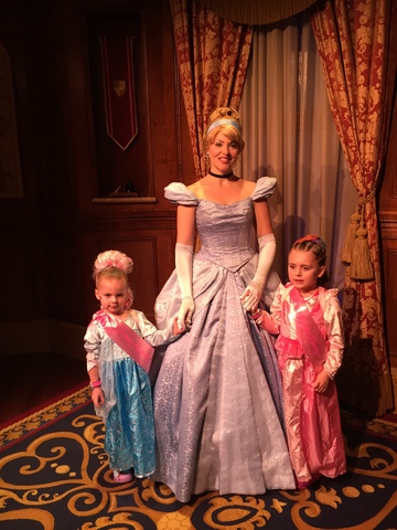 Hailey went to Disney World for the first time.