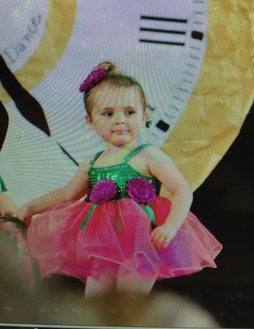 Hailey danced in her first recital.