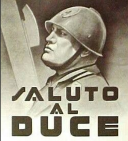 Mussolini takes the Title of "Il Duce"