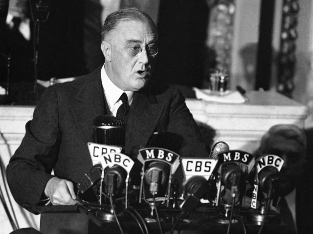 Franklin Roosevelt elected