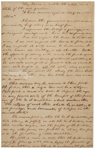 Lincoln-Douglas Debate "A House Divided Against itself can not stand."