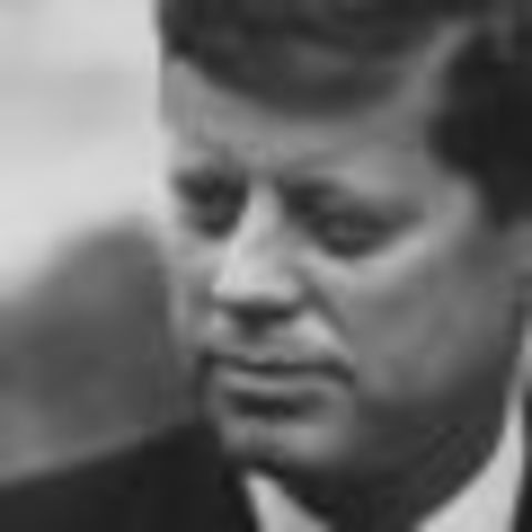 JFK and General Sweeney Meeting