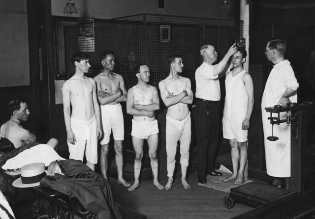 First peacetime draft