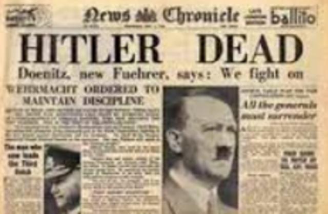 Hitler is dead May 2 1945