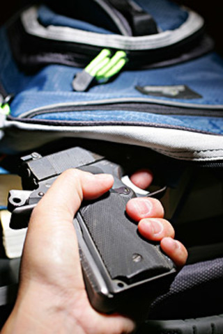 Peter Grabs a Pistol