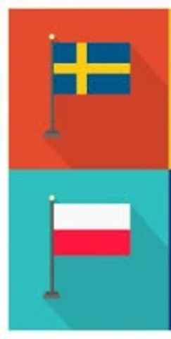 Sweden and Poland