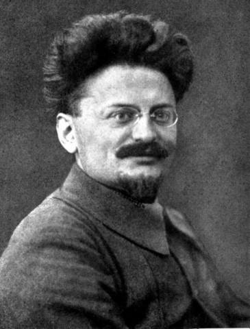 Trotsky Forced into Exile