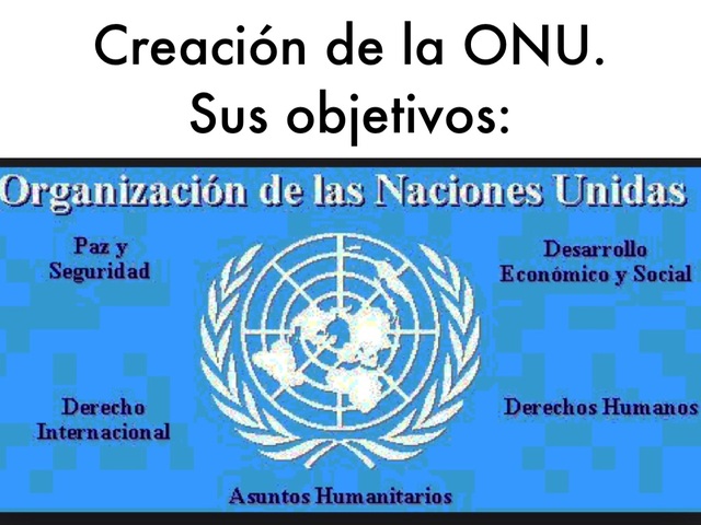Creación de la ONU