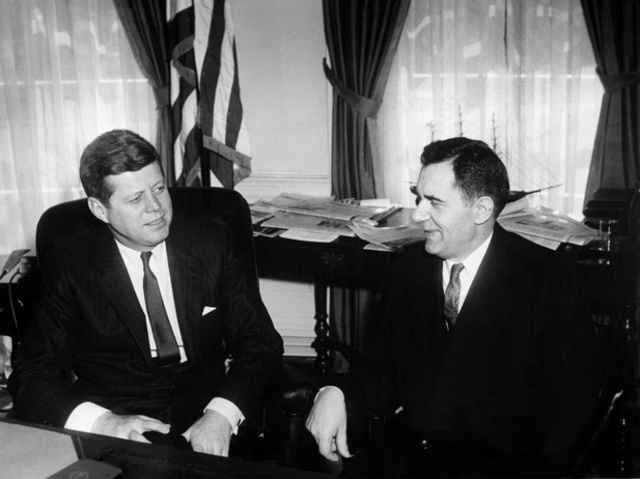JFK meets with the Soviet foreign minister