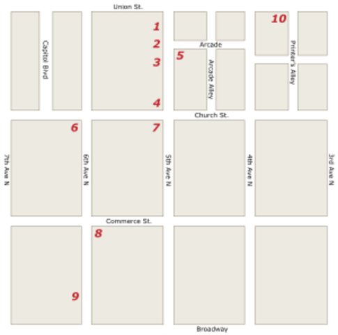 The First Large-scale Organized Sit-in in Nashville