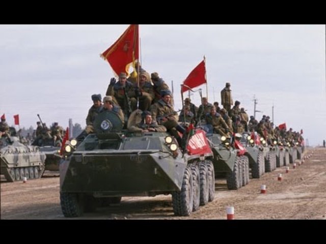 Soviets invade Afghanistan