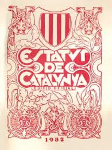 APROVACIÓ DE L'ESTATUT D'AUTONOMIA DE CATALUNYA