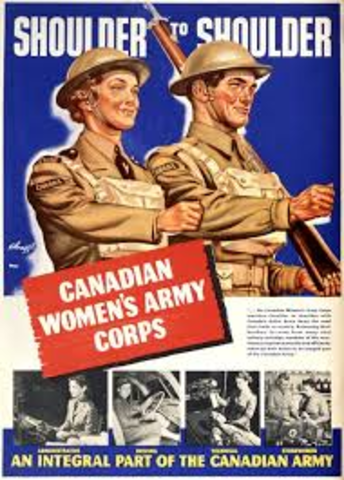 women allowed to the formation of CWAC