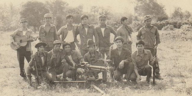 Cambodia and north vietnamese guerilla soilders