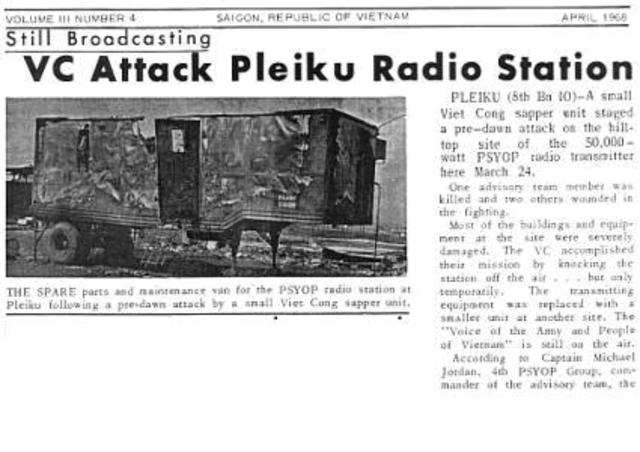 Viet Cong Attack Pleiku