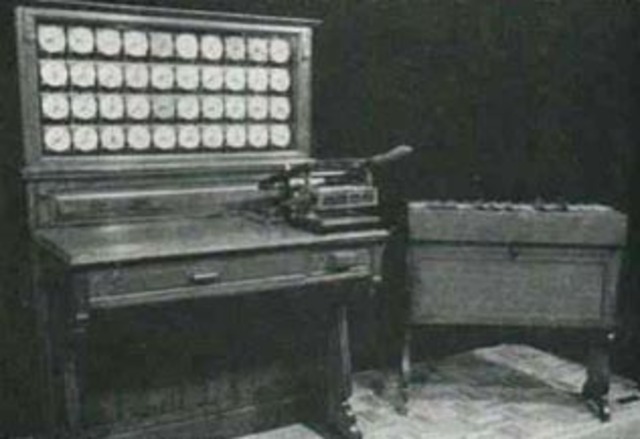 MAQUINA DE HOLLERITH (Herman Hollerith)