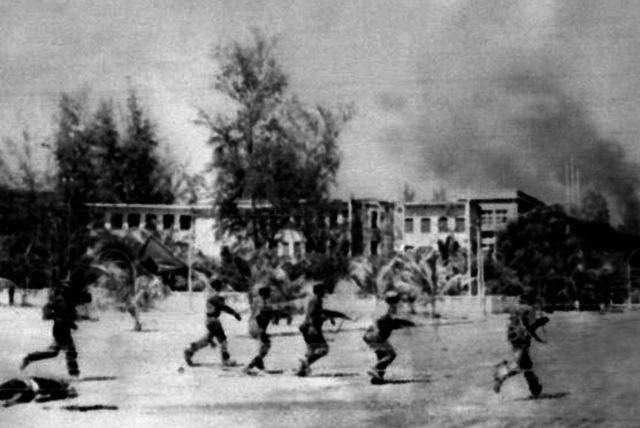 Fighting begins with vietnam