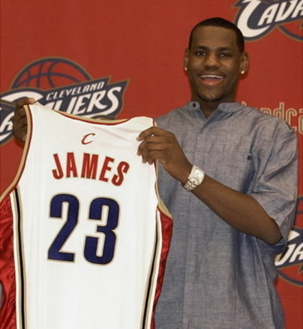 LeBron Gets Drafted From Highschool to NBA as #1 Overall PIck