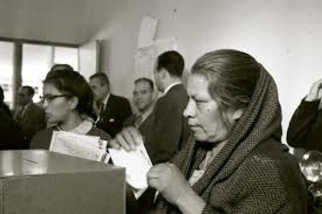 Voto Femenino en México