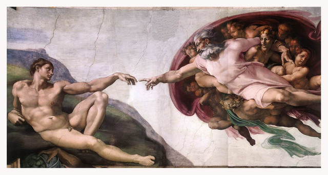 Creación de Adán de Miguel Angel (Creacion Artistica)