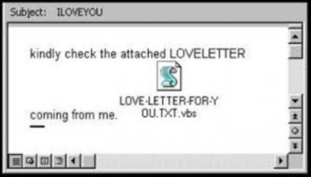 El virus ILoveYou infecta millones de ordenadores en el mundo