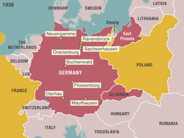 Germany Builds several concentration camps.