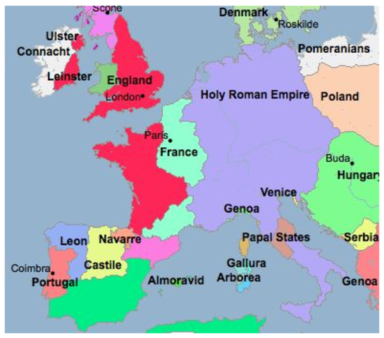 the atempt of joining regions