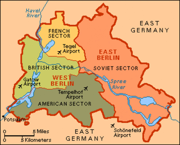Soviet Union Cuts of West Berlin