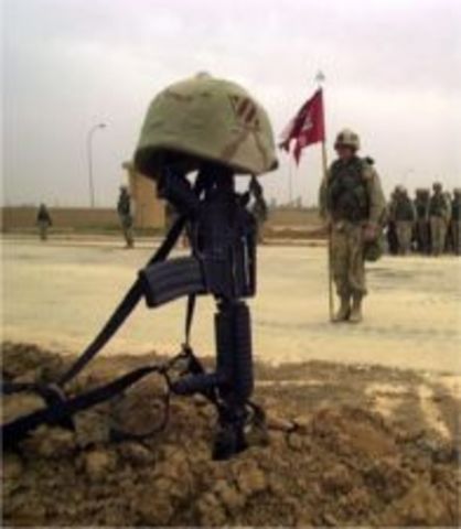 First U.S. combat death