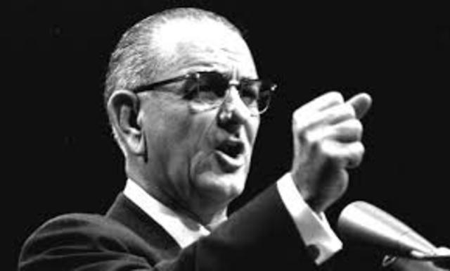 LBJ Declares war on poverty