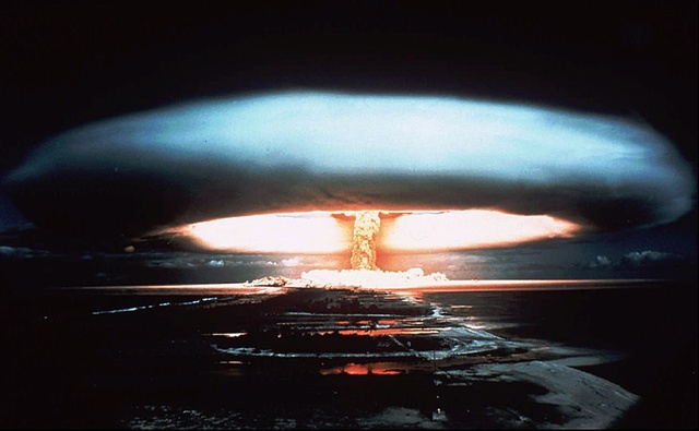 France Explodes first nuclear bomb
