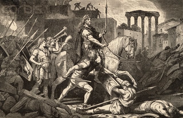 Rome gets sacked by the King of the Visigoths